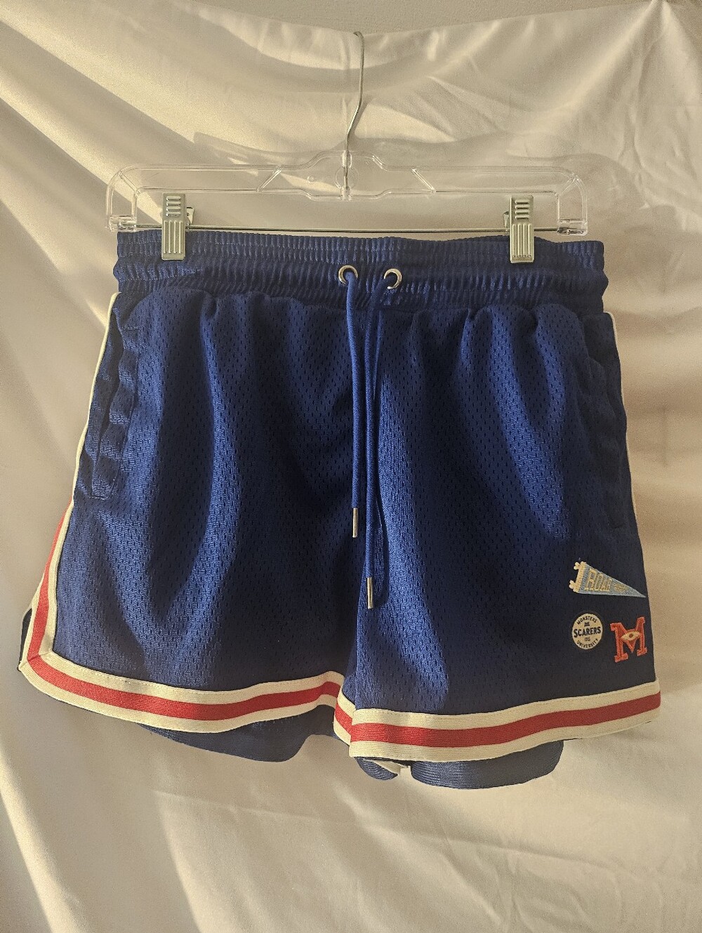 Disney Parks Monsters University‎ Mesh Shorts Retro Varsity Pixar SZ Med Wm